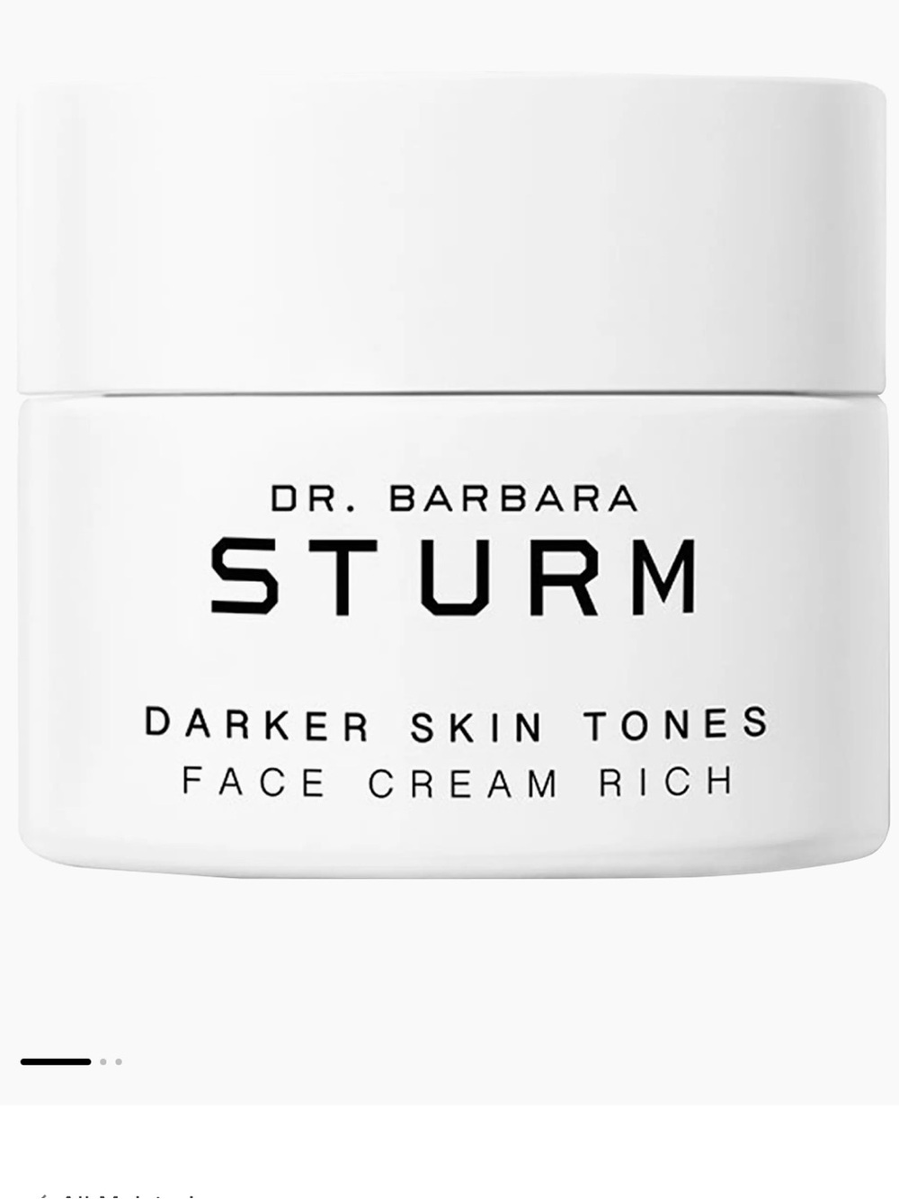 Dr. Barbara Sturm Face Cream for Darker Skin Tones new in box